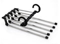 5 In 1 Wardrobe Hanger Multi-functional Clothes Hangers Pants Stainless Steel Magic Wardrobe Clothing Hangers For Clothes Rack